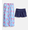 Blue Essence, variant on Girls Sleep Pants and Shorts, 2-Pack, Sizes 4-18