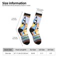 thumbnail image 2 of Masiiu Bluey Pattern Adult Crew Socks, Breathable Color-Block Mid-Calf Socks, Comfortable for Daily Wear and Sports, 2 of 6
