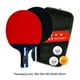 thumbnail image 2 of Bolsa Pala Ping Pong 2 Raquetas y 3 Pelotas con para Jugar Torneos (Mango Corto), 2 of 3