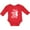 Red, variant on Inktastic Hunting Girls Hunt Too Only Prettier with Doe and Arrow Girls Long Sleeve Baby Bodysuit