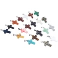 thumbnail image 4 of Miangastore 20Pcs Unique Beads Cross Shape Natural Stone Diy Crafts Parties Teaching Activities, 4 of 8