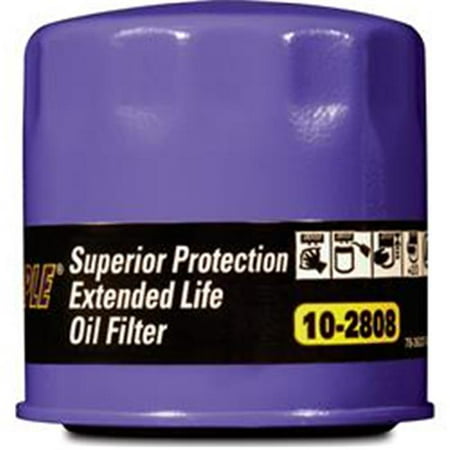 Royal Purple Extended Life Oil Filter 10-2808, Engine Oil Filter for Acura, Honda, Chrysler, Dodge, Plymouth, Ford, Mercury, Hyundai, Kia, Isuzu, Mazda, Mitsubishi, Scion, and