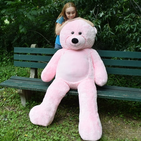- WOWMAX 6 Foot Giant Huge Life Size Teddy Bear Danny Cuddly Stuffed Plush Animals Teddy Bear Toy Doll for Birthday Christmas Pink 72 Inches