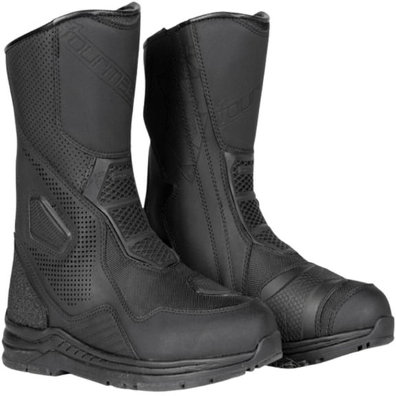 Tourmaster Helix Mens Vented Motorcycle Touring Boots Black 11 USA