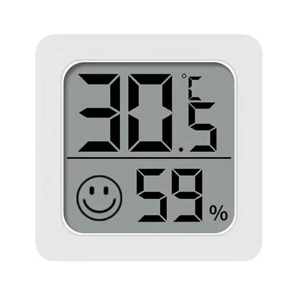 Mini Digital Thermometer Hygrometer LCD Display Indoor Outdoor Temperature Monitor Gauge Meter for Home Office 1 PCS