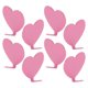 thumbnail image 4 of 12 piezas de hierro, perchas adhesivas en forma de corazón, ganchos montados en la pared, gancho para ropa, percha sin rastro para cocina de baño (rosa), 4 of 6