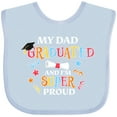 thumbnail image 3 of Inktastic My Dad Graduated and I'm Super Proud Boys or Girls Baby Bib, 3 of 4