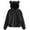 Black, variant on Scyoekwg Fall Winter Womens Plush Hoodies Casual Solid Color Long Sleeve Plus Size Tops Hooded Warm Fleece Sweatshirt Pullover Tops (Pink,XXXL)