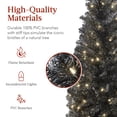 thumbnail image 3 of Árbol de Navidad Best Choice Products 12 pies preiluminado negro, 3 of 7