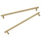 thumbnail image 1 of Uxcell 2-Pack Tiradores de Gabinete, Perillas Modernas de Acero Inoxidable en T de 11.8" [Dorado], 1 of 6