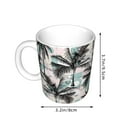 thumbnail image 2 of Yiaed Hawaii Palms Print Ceramics Coffee,Large Handle Design,Extra Large Tea and Coffee Cup for Office and Home Mugs, 2 of 6