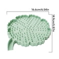 thumbnail image 4 of Porte-Savon en Silicone avec Drainage pour Rangement de Savon, Design en Forme de Fleur Antidérapant Vert, 4 of 10