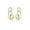 B-18K Gold, variant on Solid 925 Sterling Silver Flower Crawler Cuff Earrings Wraps for Women Teens Tulip Flower Wrap Earrings