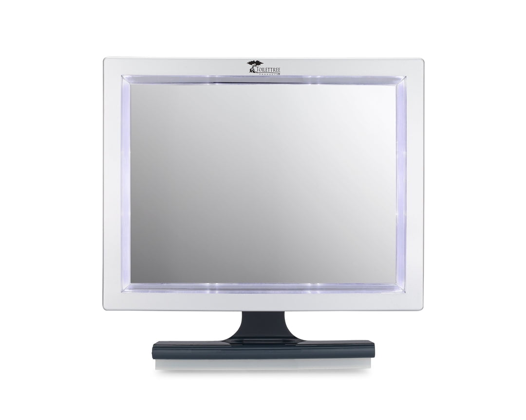 ToiletTree Products Deluxe LED Fogless Shower Mirror with Squeegee