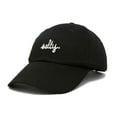 thumbnail image 5 of Dalix Salty Embroidered Cotton Beach Baseball Cap Adjustable Dad Hat Womens in Black, 5 of 5