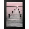 thumbnail image 2 of Deiter, Lori 11x14 Black Modern Framed Museum Art Print Titled - Pink Sunset at the Dock, 2 of 5