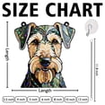 thumbnail image 4 of 89Bloom Airedale Terrier Stained Glass Hologram Ornament, Dog Stained Glass Suncatcher Ornaments Home Decor, Dog Holographic Ornaments, 4 of 4