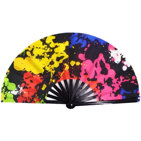 Fan Japan Rave cueiha Rave Festival Accessories Large Folding Hand Fan for Women Men ...