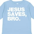 thumbnail image 4 of Inktastic Jesus Saves Bro Christian Boys or Girls Long Sleeve Toddler T-Shirt, 4 of 5