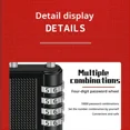 thumbnail image 4 of 4-digit Combination Lock Warehouse Door Locker Backpack Zinc Alloy Waterproof And Corrosion-resistant Mini Outdoor Burglar Lock, 4 of 5