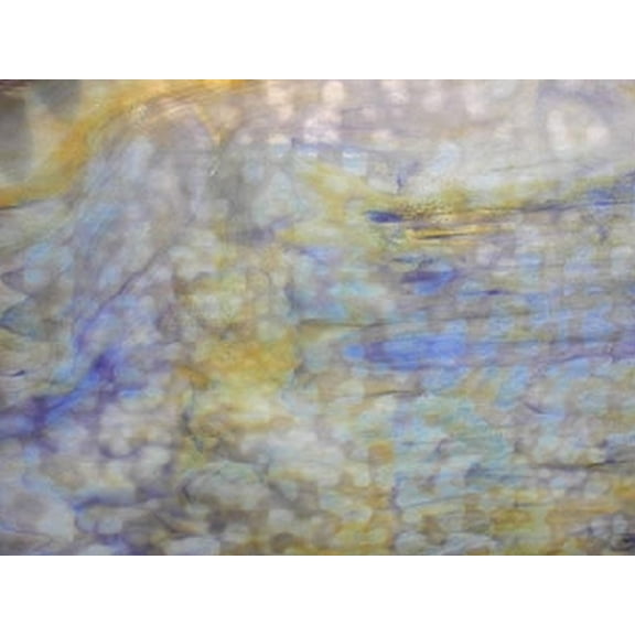 Youghiogheny Stained Glass - WHITE OPAL-COBALT & AMBER