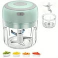 thumbnail image 5 of 250ML Electric Mini Garlic Chopper - Portable Veggie Food Processor for Ginger, Chili, Minced Meat, Fruit - USB Rechargeable, Wireless, Compact, Easy-to-Use Garlic Press for Kitchen, 5 of 5