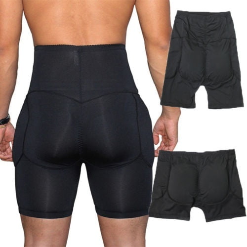 Men’s Padded Butt Booster Enhancer Hip-up Boxer Panties Underwear Brief ...