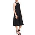 thumbnail image 3 of Avec Les Filles womens  Halter Paneled Swing Dress, 0, 3 of 5