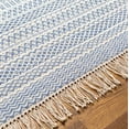thumbnail image 6 of Mark&Day Wool Rugs, 2x8 Landhorst Cottage Blue/Cream Runner Area Rug, Grey Carpet for Hallway, Kitchen, Bedroom or Living Room (2'6" x 8' Runner), 6 of 6
