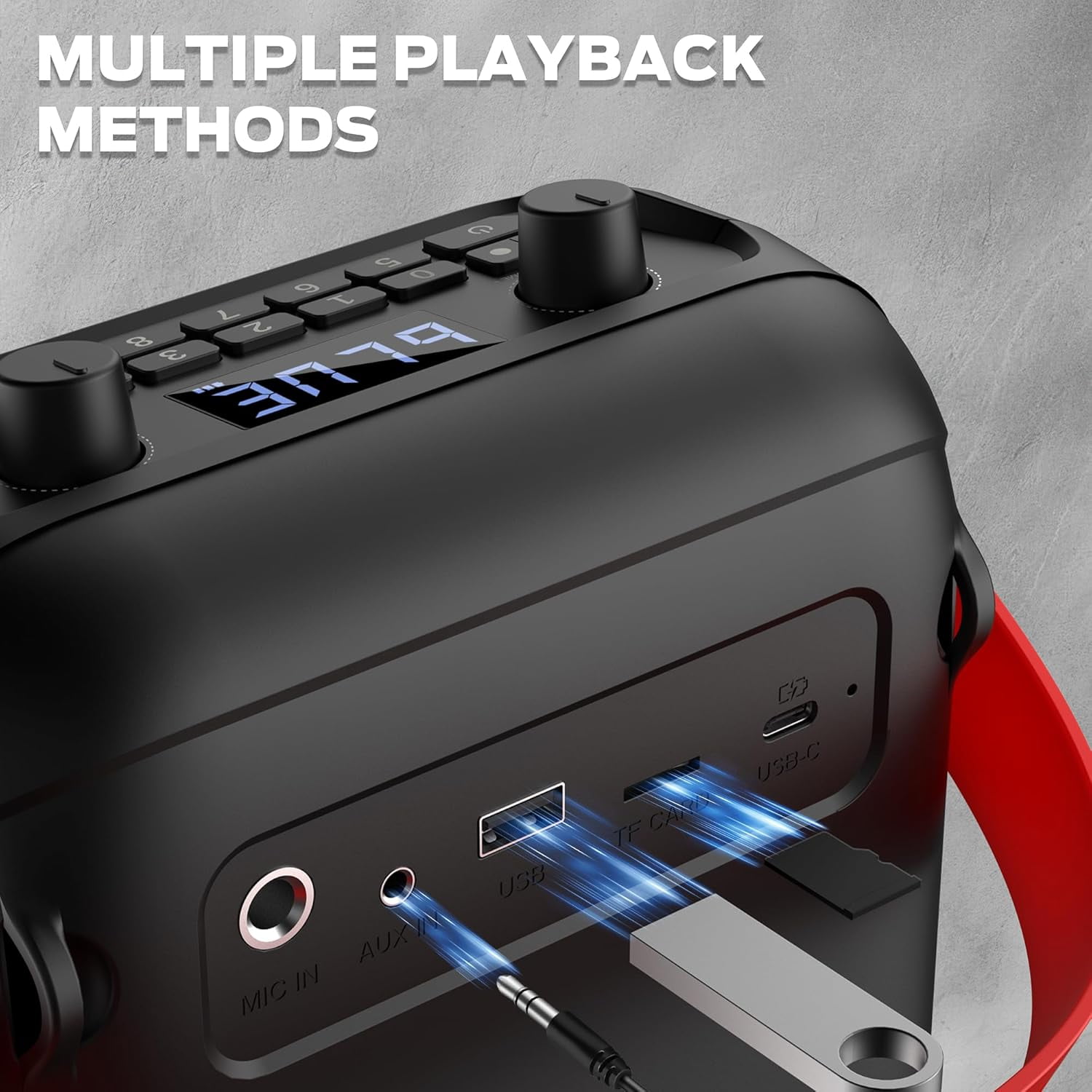 Free Shipping! Monster Portable Bluetooth Speaker with 40W