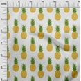 thumbnail image 3 of oneOone Cotton Flex Yellow Fabric Fruits Pineapple Quilting Supplies Print Sewing Fabric By The Yard 40 Inch Wide, 3 of 4