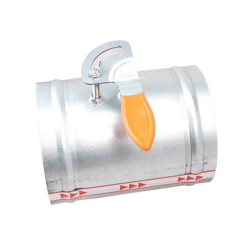 76400mm Galvanized Manual air damper Air volume control valve twoway