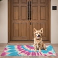 thumbnail image 4 of Colorful Tie Dye Mandala Pattern Door Rugs,Washable Non Slip Door Mats Indoor,Decorative Door Mats,Entry Mat Indoor for Entrance,Bedroom,Kitchen,Bathroom,16"x47", 4 of 6
