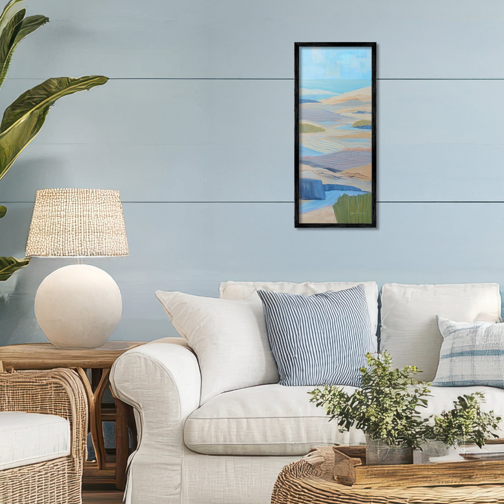Stupell Industries Ebb & Flow Sand Dunes Black Framed Giclee Art, design by Lynn Ericson Fine Art