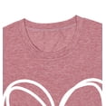 thumbnail image 4 of Valentines Day Shirts for Women Cute Love Heart Shirts Tee Tops Shirt Gift for Her, 4 of 6