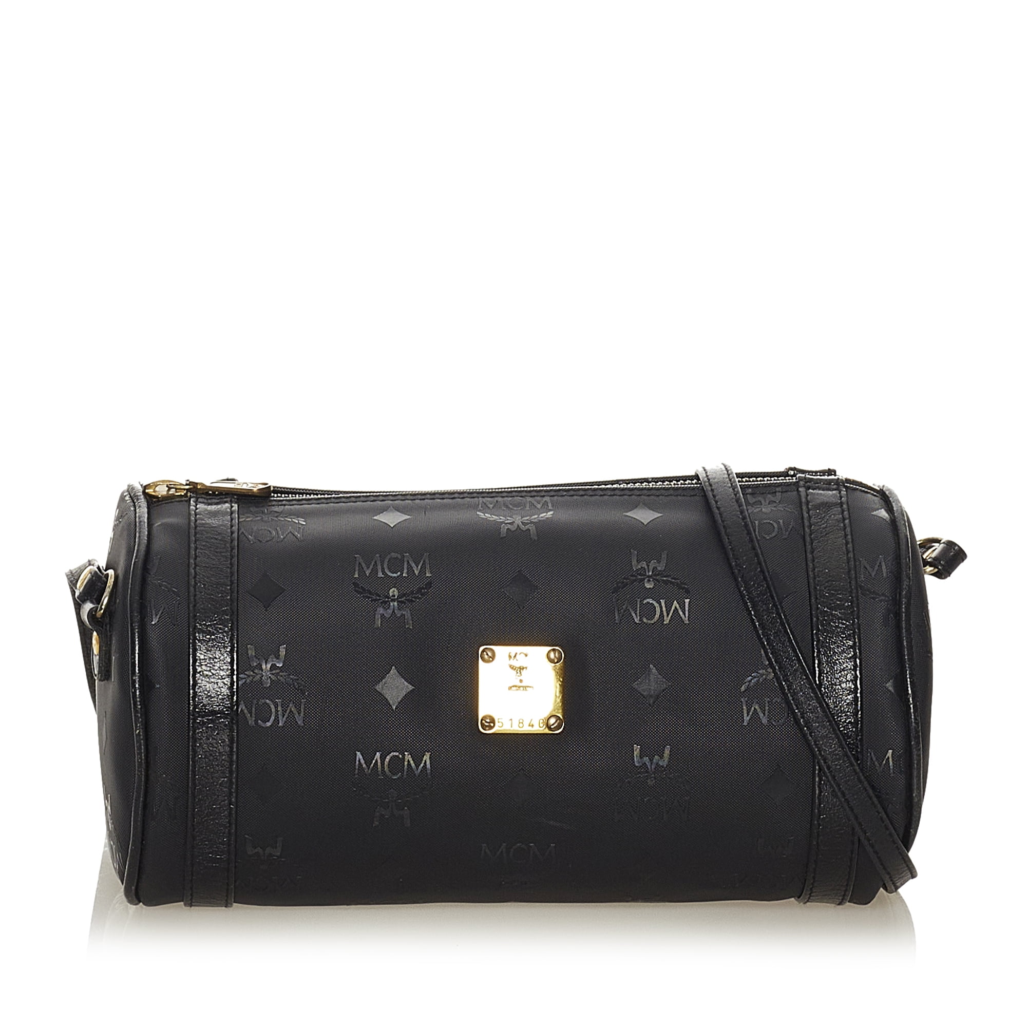 MCM Visetos Barrel Crossbody (SHG-OQIrm4) – LuxeDH