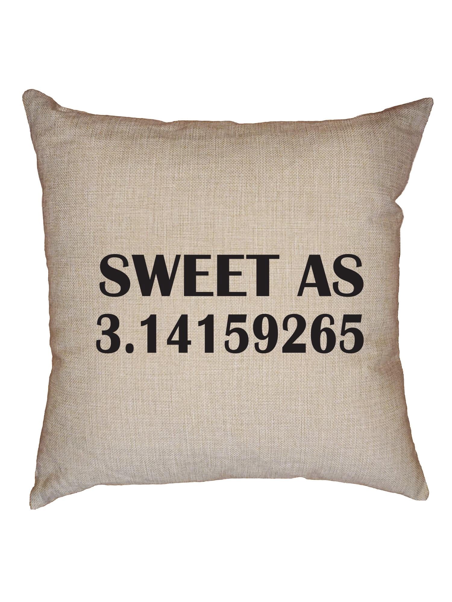 Sweet As 3 14159265 Pi Day Support Decorative Linen Throw Cushion sweet-as-3-14159265-pi-day-support-decorative-linen-throw-cushion