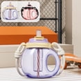 thumbnail image 1 of Botella de agua deportiva de 34 oz con pajita | Tapa a prueba de gotas | Policarbonato de grado alimentario | Correa de hombro portátil | Abierto a una mano | Encaja caliente y fría | 1 pieza, 1 of 6