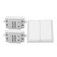 thumbnail image 4 of Kit de interruptor de luz inalámbrico, 433,92 MHz, sensible a larga distancia, interruptor y receptor de panel remoto de 2 vías, 100-240 VCA, 4 of 5