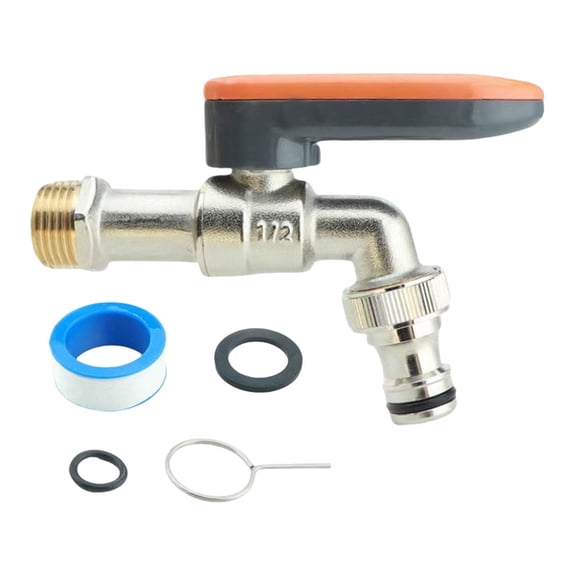 Outdoor Faucet Lock System Gate Valve Lockout Device Copper Material for Garden Residential Use