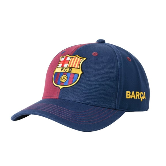 Icon Sports Barcelona Adjustable Cap, Maroon Blue, 100% Polyester, OSFM