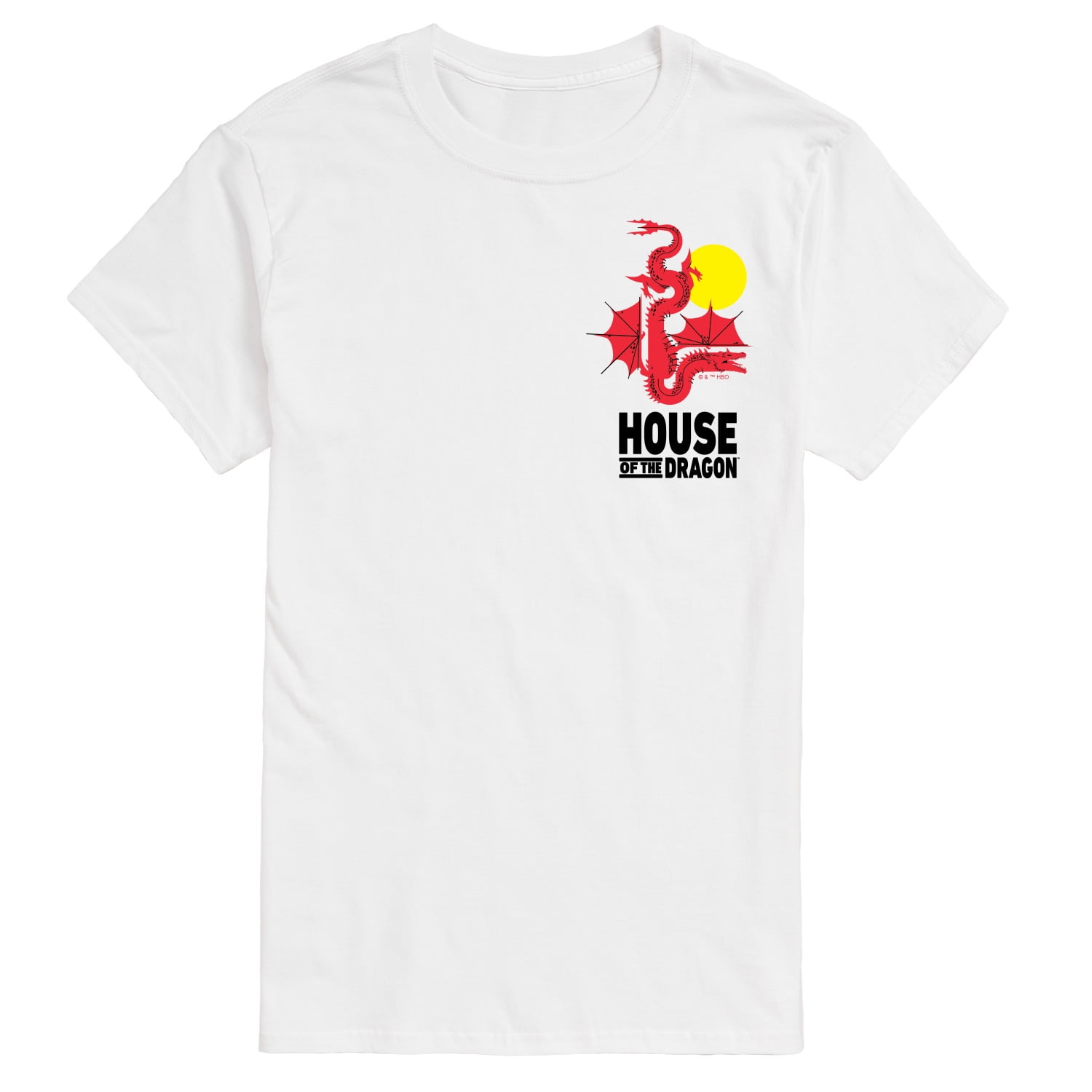 House of the Dragon - HOTD Dragon Illu - Men s Short Sleeve Graphic T-Shirt