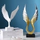 thumbnail image 2 of Ornaments Decoration Living Room Angel Wings Golden Dapeng Spreads Its Wings Figurines For Interior Home Feng Shui Art Statuette My Lux Decor Round, 2 of 15