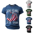thumbnail image 3 of FUZHIQ 250th Anniversary Usa Shirts for Mens Usa Flag Print Soft Breathable 4th Of July Shirt Big & Tall Patriotic Veteran Tee, 3 of 6