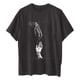 thumbnail image 1 of Las manos y las manos humanas del cráneo gótico oscuro de las mujeres cuentan con un patrón informal de manga corta de verano con estampado retro suelto de manga corta para hombres y mujeres Pompotops hfajkhk138737, 1 of 9