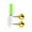 Green, variant on 2.5" LED Night Fishing Rod Tip Light – 1 Pcs Color-Changing Flashing Bite Alarm Indicator, Clip-On Pole Glow in the Dark with Bell, Late Night Bite Alerts for Fishing