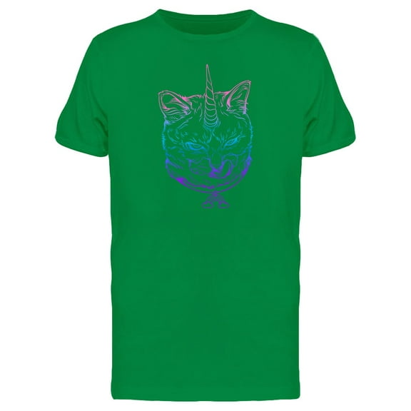 Magical Cat Unicorn Colorful Tee Men's -Image by Shutterstock