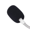 thumbnail image 3 of Rupoun Detachable Gaming Boom Microphone Replacement for Wireless Gaming Headset, Professional Noise Cancelling 3.5mm Jack, 10 inches / 25.4 cm Length, Crystal Clear Audio Voice Chat, White, 3 of 9