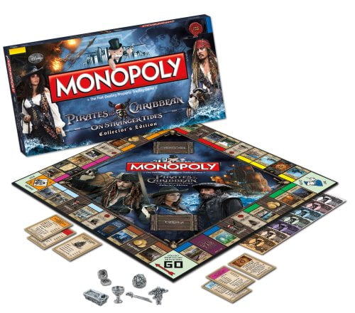 Monopoly Pirates of the Caribbean On Stranger Tides Replacement Parts U Pick 