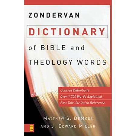 Pre-Owned Zondervan Dictionary of Bible and Theology Words (Paperback) 0310240344 9780310240341